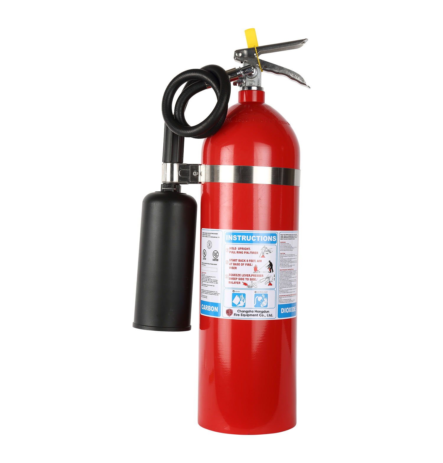15-pound CO2 fire extinguisher